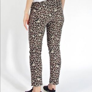 Ernest Le Gamin Disney leopard print jeans